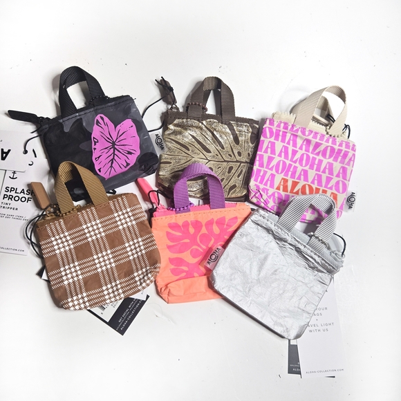 HAWAII EXCLUSIVE NWT ALOHA Collection Tiny Tripper Kalo Camo Black Pink Taro - Picture 4 of 4